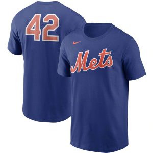 Delightful New York Mets Nike Jackie Robinson Day Team 42 T Shirt Royal Be among the first buyers Order now to enjoy top notch quality