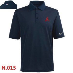 Delightful Nike Atlanta Braves 2014 Players Performance Polo Dark Blue