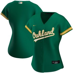 Delightful Oakland Athletics Nike Women's Alternate 2020 MLB Team Jersey Kelly Green Sports fans this is your chance Order soon to be part of the action