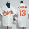 Delightful Orioles #13 Manny Machado White Cool Base Stitched Youth MLB Jersey Retailers boost your inventory Order now to meet customer demand