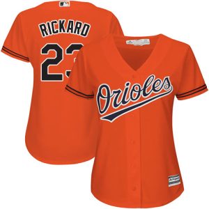 Delightful Orioles #23 Joey Rickard Orange Alternate Women's Stitched MLB Jersey Sports enthusiasts seize this opportunity Order now to feel the game excitement