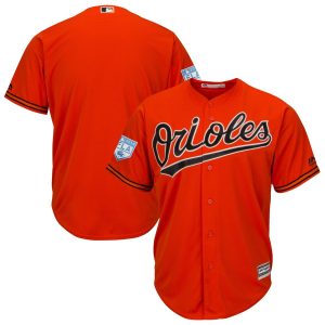Delightful Orioles Blank Orange 2019 Spring Training Cool Base Stitched MLB Jersey
