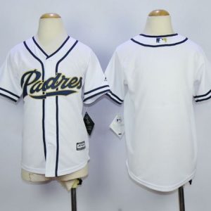 Delightful Padres Blank White Home Cool Base Stitched Youth MLB Jersey Limited stock Order now to show your love for your team