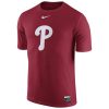 Delightful Philadelphia Phillies Nike Authentic Collection Legend Logo 1.5 Performance T Shirt Red