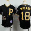 Delightful Pirates #18 Neil Walker Black Cool Base Stitched Youth MLB Jersey Act fast Only a few left Secure yours today