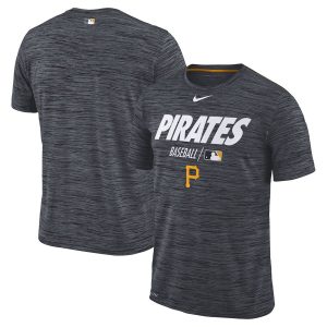 Delightful Pittsburgh Pirates Nike Authentic Collection Velocity Team Issue Performance T Shirt Black