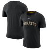 Delightful Pittsburgh Pirates Nike Wordmark Tri Blend T Shirt Black