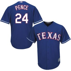 Delightful Rangers #24 Hunter Pence Blue Cool Base Stitched Youth MLB Jersey Retailers boost your inventory Order now to meet customer demand