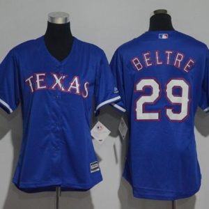 Delightful Rangers #29 Adrian Beltre Blue Alternate Women's Stitched MLB Jersey Hurry Exclusive offer Place your order immediately for a great jersey