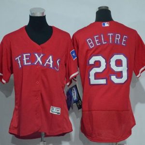 Delightful Rangers #29 Adrian Beltre Red Flexbase Authentic Women's Stitched MLB Jersey For a short time available Grab yours quickly to own a team jersey