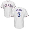 Delightful Rangers #3 Russell Wilson White Cool Base Stitched Youth MLB Jersey With high demand Don't miss out Order now to wear your team colors