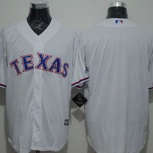 Delightful Rangers Blank White New Cool Base Stitched MLB Jersey