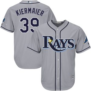 Delightful Rays #39 Kevin Kiermaier Grey Cool Base Stitched Youth MLB Jersey Act fast Only a few left Secure yours today