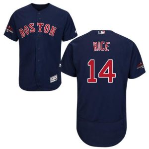 Delightful Red Sox #14 Jim Rice Navy Blue Flexbase Authentic Collection 2018 World Series Champions Stitched MLB Jersey
