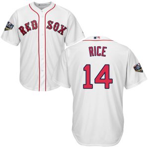 Delightful Red Sox #14 Jim Rice White Cool Base 2018 World Series Stitched Youth MLB Jersey Collectors this is a must have Add it to your collection by ordering