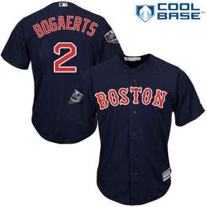 Delightful Red Sox #2 Xander Bogaerts Navy Blue Cool Base 2018 World Series Stitched Youth MLB Jersey Sports enthusiasts seize this opportunity Order now to feel the game excitement