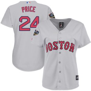 Delightful Red Sox #24 David Price Grey Road 2018 World Series Women's Stitched MLB Jersey Collectors this is a must have Add it to your collection by ordering