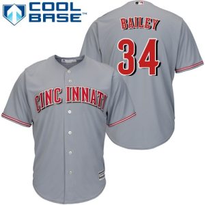 Delightful Reds #34 Homer Bailey Grey Cool Base Stitched Youth MLB Jersey Sports enthusiasts seize this opportunity Order now to feel the game excitement