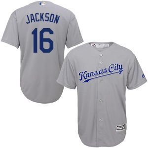 Delightful Royals #16 Bo Jackson Grey Cool Base Stitched Youth MLB Jersey Retailers boost your inventory Order now to meet customer demand