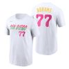 Stunning San Diego Padres #77 C.J. Abrams 2022 City Connect Men's MLB T Shirt   White Sports enthusiasts seize this opportunity Order now to feel the game excitement