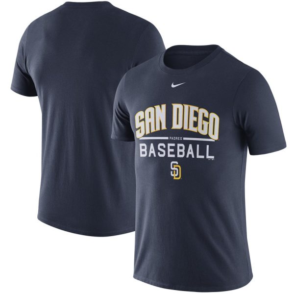 Delightful San Diego Padres Nike Away Practice T Shirt Navy