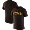 Delightful San Diego Padres Nike MLB Team Logo Practice T Shirt Brown