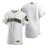 Delightful Seattle Mariners Blank White Nike Men's Authentic Golden Edition MLB Jersey