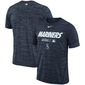 Delightful Seattle Mariners Nike Authentic Collection Velocity Team Issue Performance T Shirt Navy