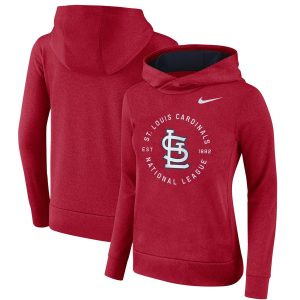 Delightful St. Louis Cardinals Nike Women's Therma Pullover Hoodie Red Sports enthusiasts seize this opportunity Order now to feel the game excitement
