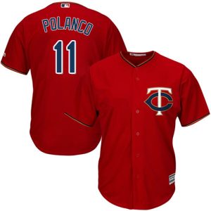 Delightful Twins #11 Jorge Polanco Red Cool Base Stitched Youth MLB Jersey Be among the first buyers Order now to enjoy top notch quality