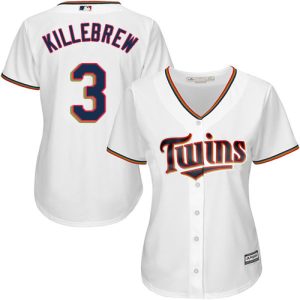 Delightful Twins #3 Harmon Killebrew White Home Women's Stitched MLB Jersey Retailers boost your inventory Order now to meet customer demand