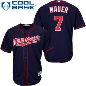 Delightful Twins #7 Joe Mauer Stitched Navy Blue Cool Base Youth MLB Jersey With high demand Don't miss out Order now to wear your team colors