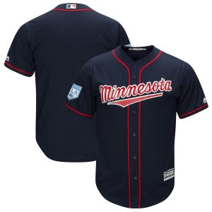 Delightful Twins Blank Navy 2019 Spring Training Cool Base Stitched MLB Jersey