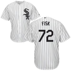 Delightful White Sox #72 Carlton Fisk White(Black Strip) Home Cool Base Stitched Youth MLB Jersey Limited stock Order now to show your love for your team