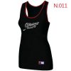 Delightful Women's Nike Chicago White Sox Tri Blend Racerback Stretch Tank Top Black