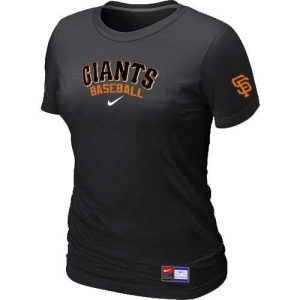 Delightful Women's San Francisco Giants Nike Short Sleeve Practice MLB T Shirt Black