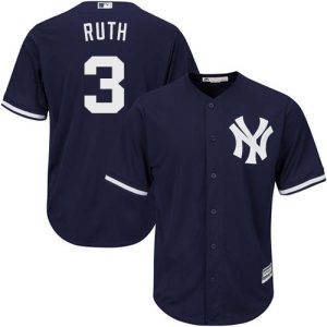 Delightful Yankees #3 Babe Ruth Navy blue Cool Base Stitched Youth MLB Jersey Be among the first buyers Order now to enjoy top notch quality