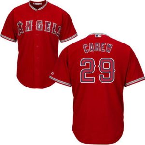 Exceptional Angels #29 Rod Carew Red Cool Base Stitched Youth MLB Jersey Collectors this is a must have Add it to your collection by ordering