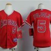Exceptional Angels #5 Albert Pujols Red Stitched Youth MLB Jersey With high demand Don't miss out Order now to wear your team colors