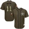 Exceptional Astros #11 Evan Gattis Green Salute to Service Stitched Youth MLB Jersey Sports fans this is your chance Order soon to be part of the action