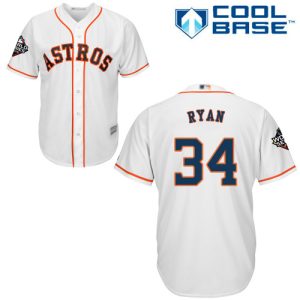 Exceptional Astros #34 Nolan Ryan White Cool Base 2019 World Series Bound Stitched Youth MLB Jersey With high demand Don't miss out Order now to wear your team colors