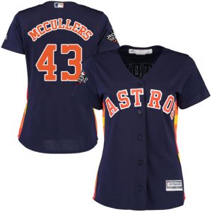 Exceptional Astros #43 Lance McCullers Navy Blue Alternate 2019 World Series Bound Women's Stitched MLB Jersey Act fast Only a few left Secure yours today