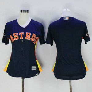 Exceptional Astros Blank Navy Blue Alternate 2019 World Series Bound Women's Stitched MLB Jersey Hurry Exclusive offer Place your order immediately for a great jersey