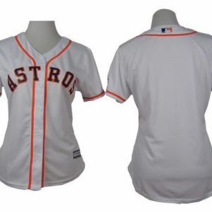 Exceptional Astros Blank White Home Women's Stitched MLB Jersey Hurry Exclusive offer Place your order immediately for a great jersey