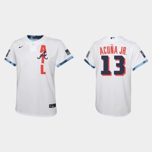 Exceptional Atlanta Braves #13 Ronald Acuna Jr. Youth 2021 MLB All Star Game White Jersey Be among the first buyers Order now to enjoy top notch quality