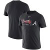 Exceptional Atlanta Braves Nike MLB Practice T Shirt Anthracite