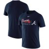 Exceptional Atlanta Braves Nike MLB Practice T Shirt Navy