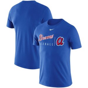 Exceptional Atlanta Braves Nike MLB Practice T Shirt Royal