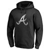Exceptional Atlanta Braves Platinum Collection Pullover Hoodie Black