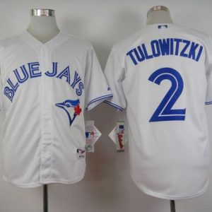 Exceptional Blue Jays #2 Troy Tulowitzki White Cool Base Stitched MLB Jersey